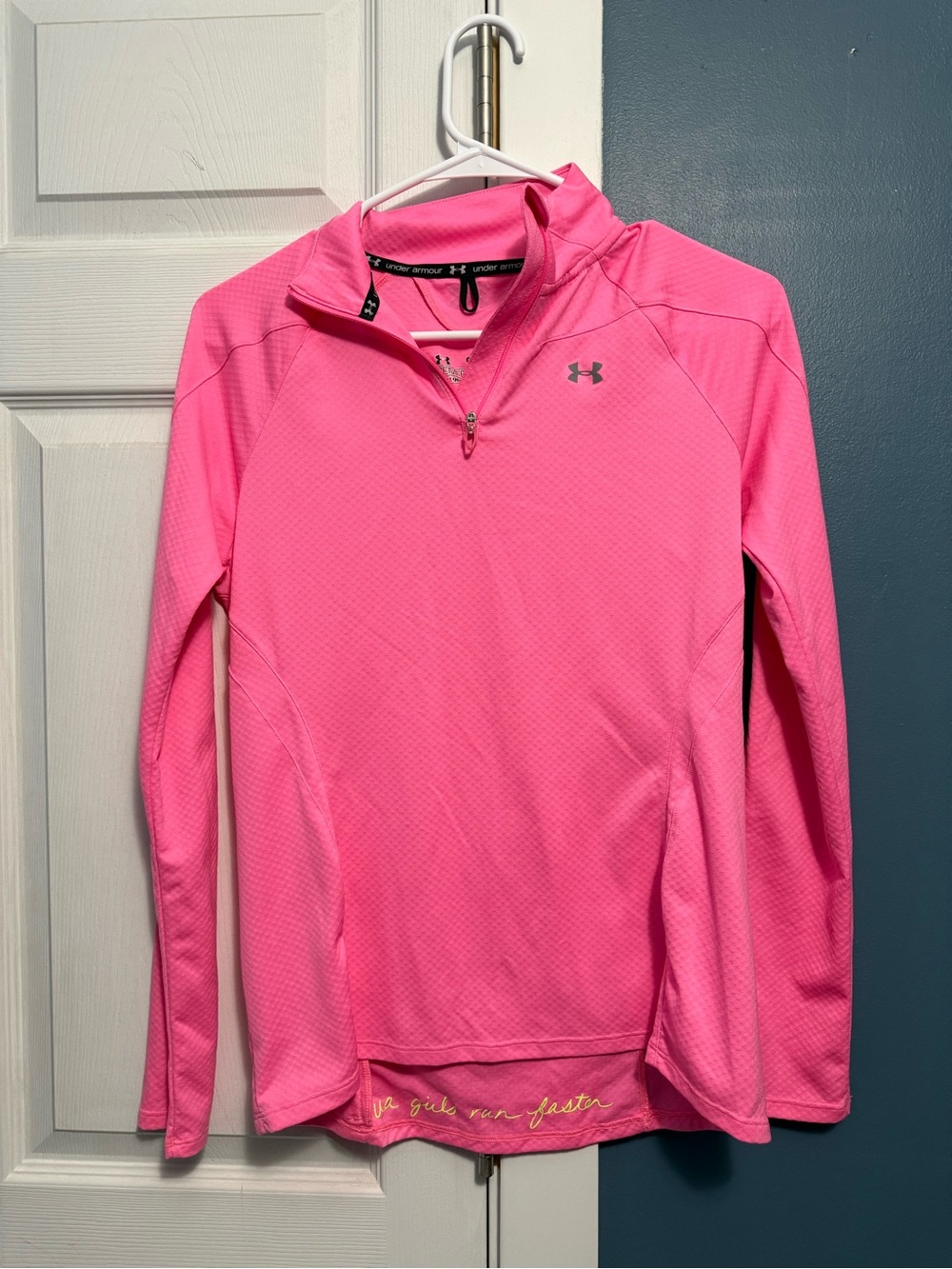 Under Armour Pink Quarter-Zip Pullover